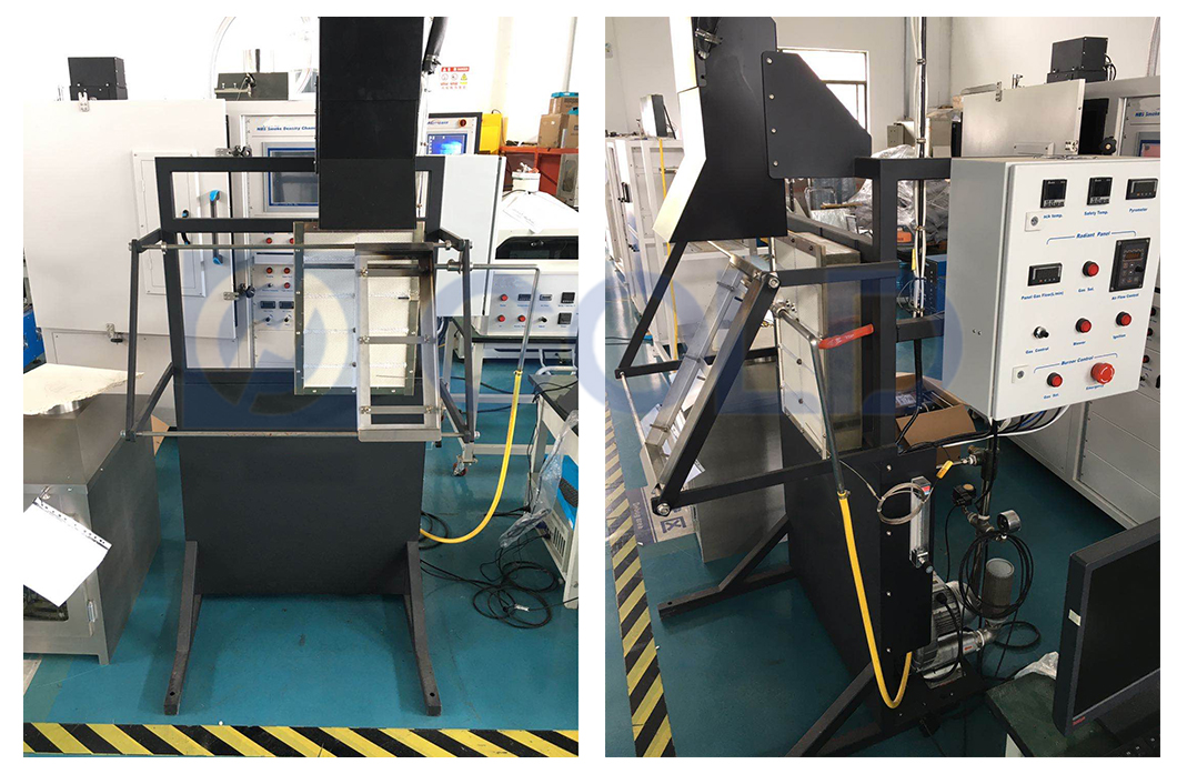 ASTM E 162 لوحة شعلة اللوحة الإشعاعية اختبار شعار 1 شعار