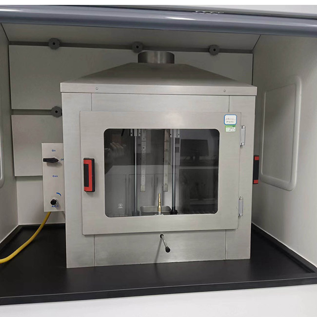 جهاز اختبار مصدر اللهب الفردي ISO 11925 لاختبار قابلية اشتعال مواد البناء