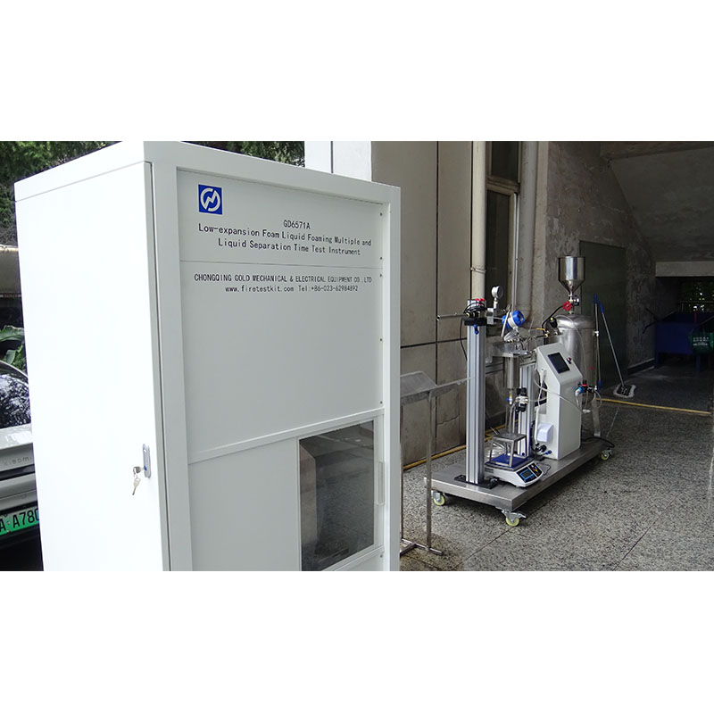  UL162 EN 1568 جهاز قياس نسبة رغوة السائل الرغوي منخفض التمدد ووقت الفصل
