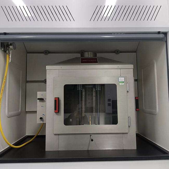 جهاز اختبار مصدر اللهب الفردي ISO 11925 لاختبار قابلية اشتعال مواد البناء