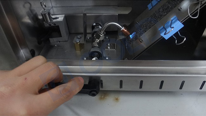 النسيج 45 درجة انتشار اللهب تستر