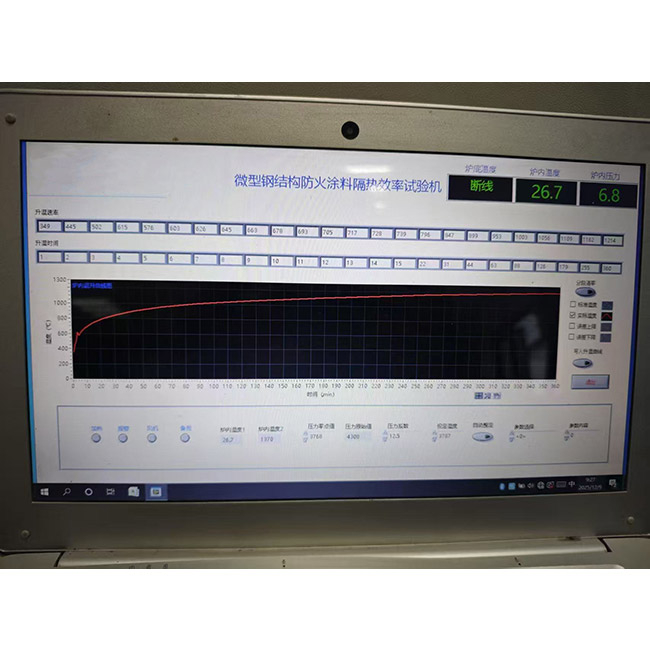 ISO 834-1 فرن اختبار مقاومة الحريق على نطاق صغير للطلاءات المقاومة للحريق