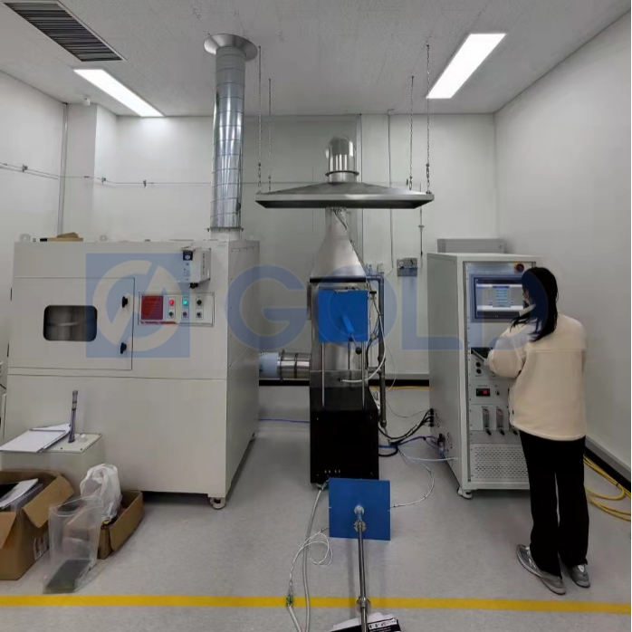 جهاز اختبار إطلاق معدل الحرارة في OSU