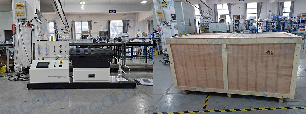 IEC 60754 اختبار تآكل الكابلات جاهز للشحن