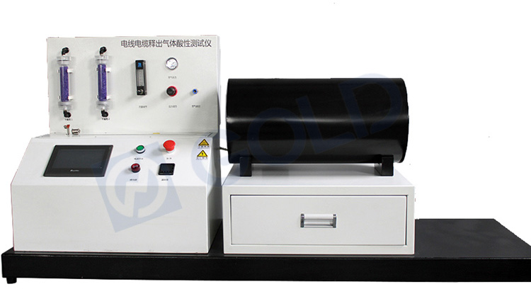 الكابلات الكهربائية حمض الغاز الافراج عن جهاز اختبار الغاز، اختبار كابل التآكل IEC 60754-1، 2