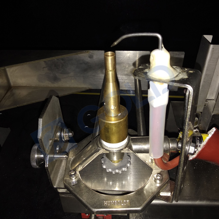 ECE R118-8 مركبة جهاز اختبار معدل حرق العمودي الداخلي