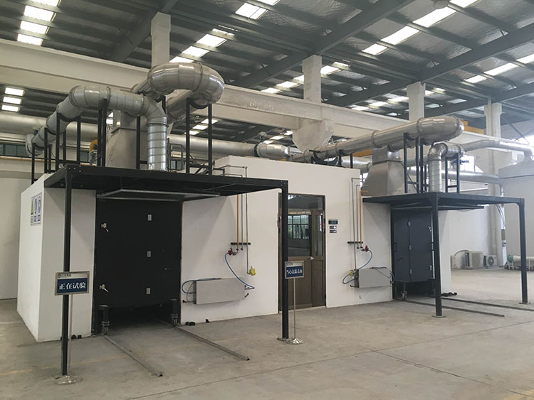 EN 13823 (SBI) لمواد البناء واحدة حرق البند الاحتراق اختبار